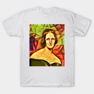 Mary Shelley Snow Portrait | Mary Shelly Snow Artwork 14 T-Shirt